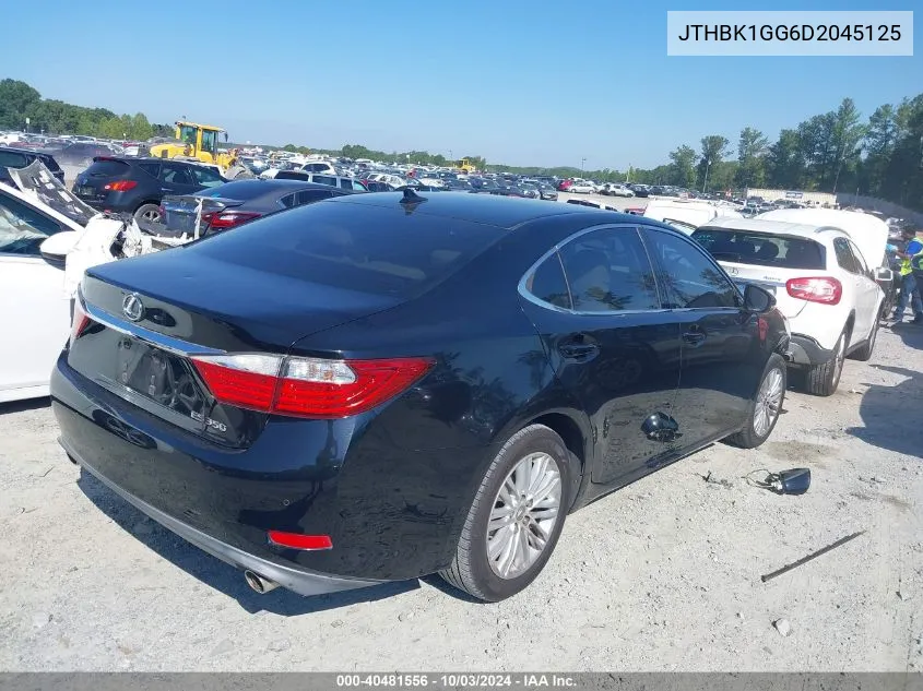 2013 Lexus Es 350 VIN: JTHBK1GG6D2045125 Lot: 40481556