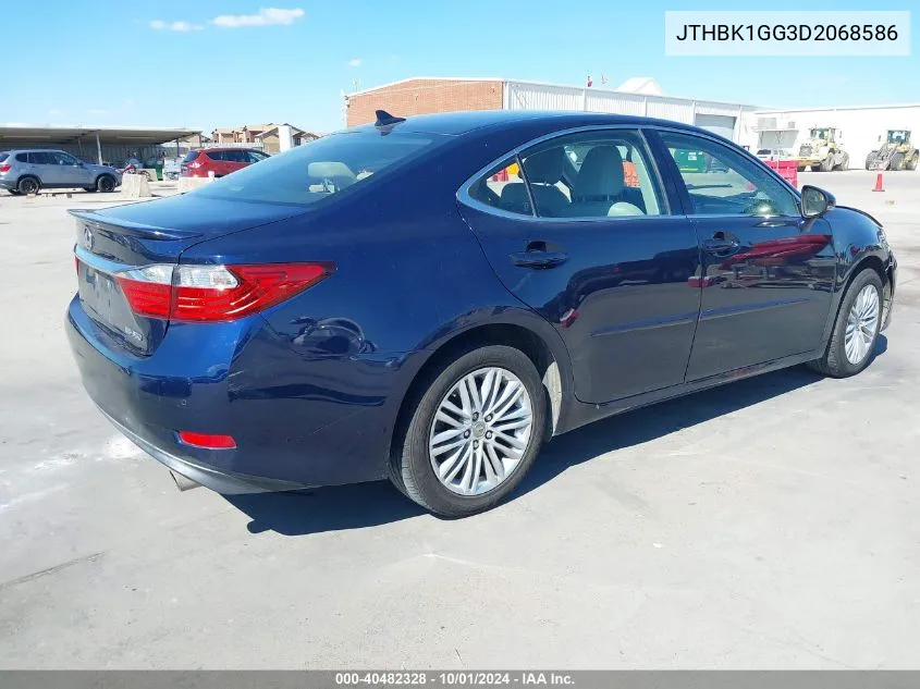 2013 Lexus Es 350 VIN: JTHBK1GG3D2068586 Lot: 40482328