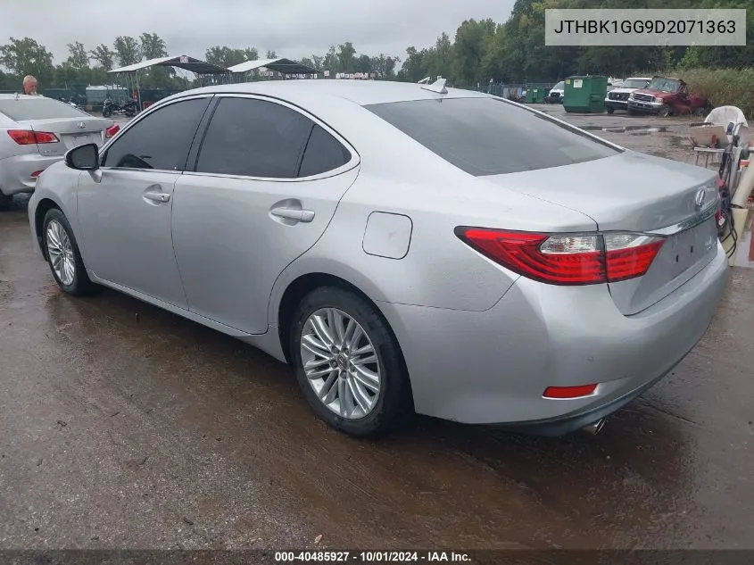 JTHBK1GG9D2071363 2013 Lexus Es 350