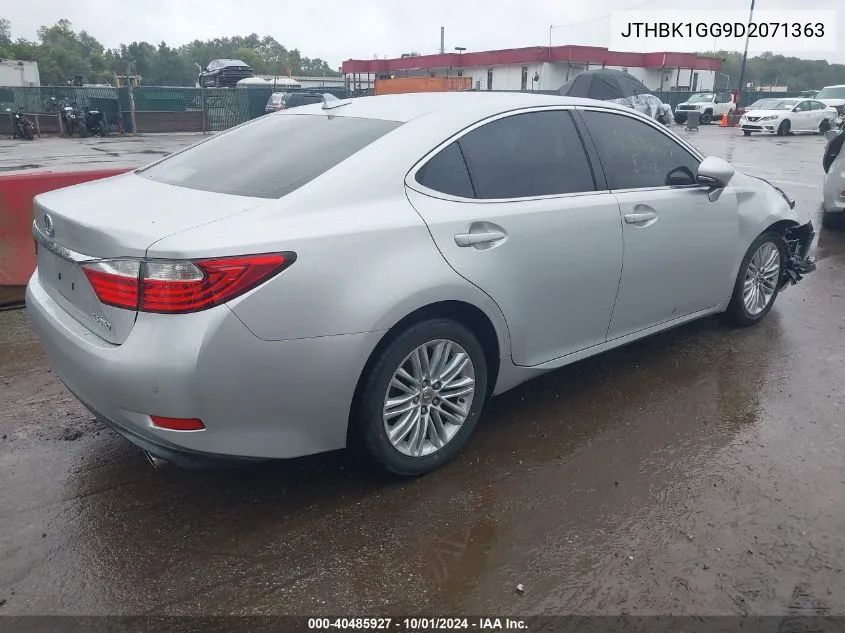 2013 Lexus Es 350 VIN: JTHBK1GG9D2071363 Lot: 40485927