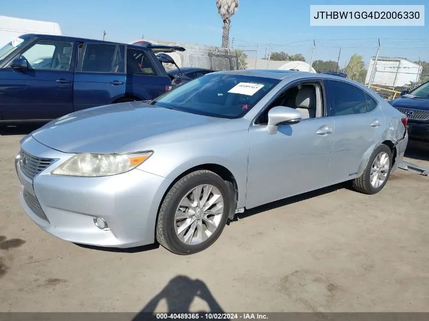 2013 Lexus Es 300H VIN: JTHBW1GG4D2006330 Lot: 40489365