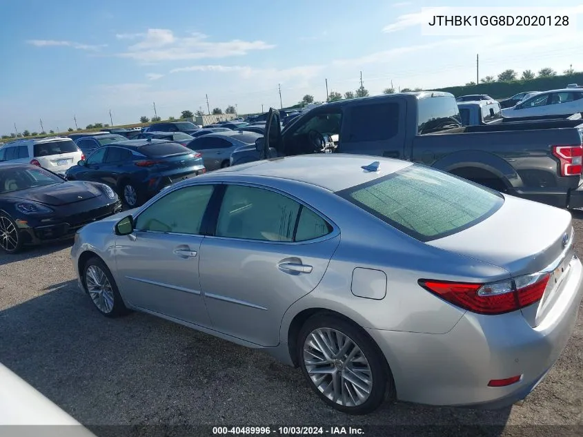 JTHBK1GG8D2020128 2013 Lexus Es 350