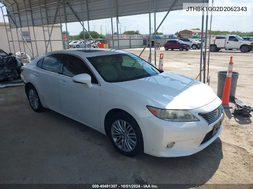 2013 Lexus Es 350 VIN: JTHBK1GG2D2062343 Lot: 40491307