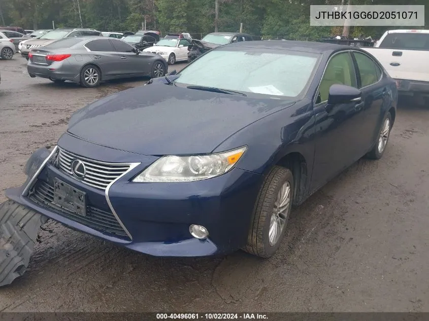 JTHBK1GG6D2051071 2013 Lexus Es 350