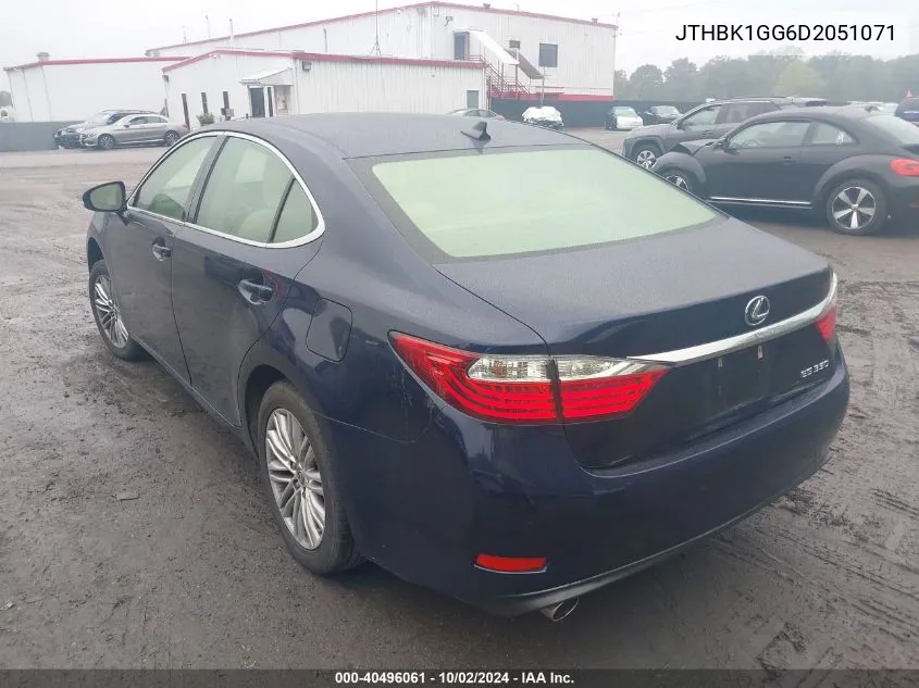 JTHBK1GG6D2051071 2013 Lexus Es 350