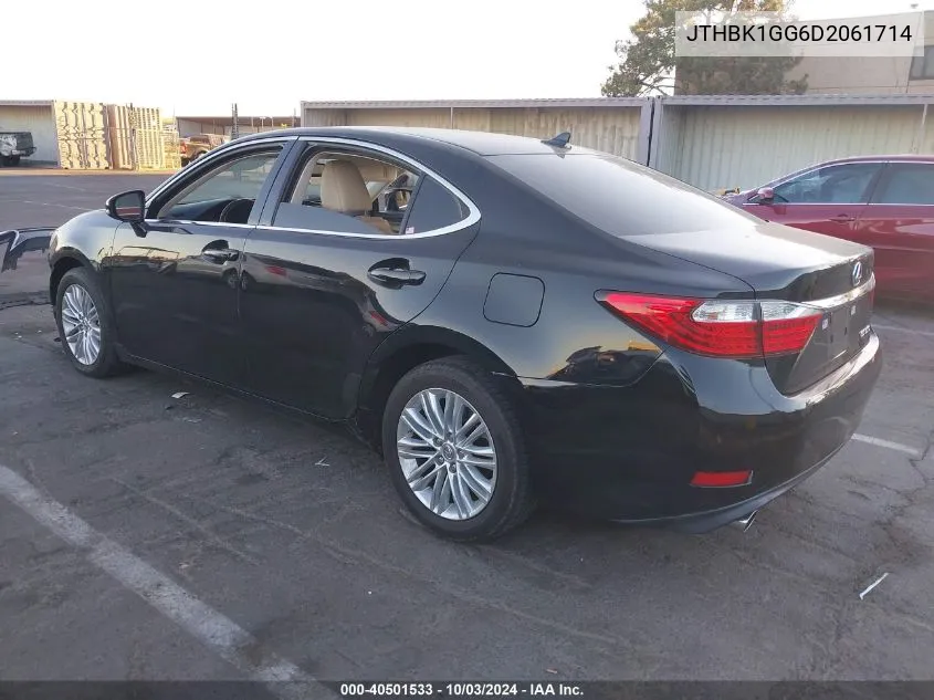 2013 Lexus Es 350 VIN: JTHBK1GG6D2061714 Lot: 40501533