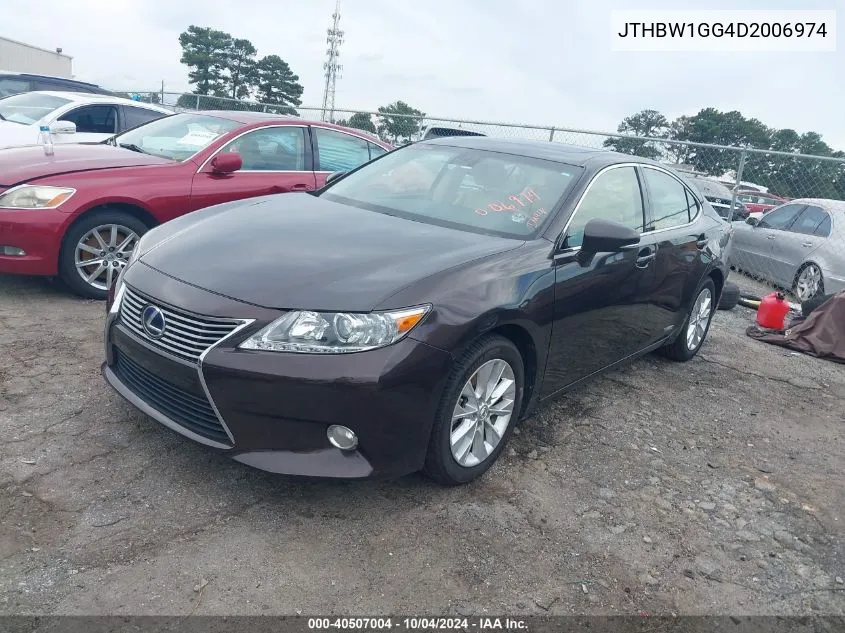 JTHBW1GG4D2006974 2013 Lexus Es 300H