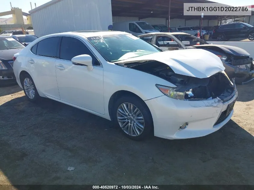 JTHBK1GG1D2022786 2013 Lexus Es 350