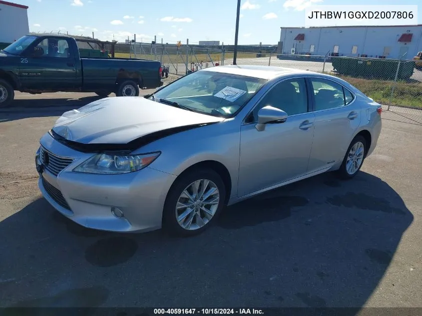 2013 Lexus Es 300H VIN: JTHBW1GGXD2007806 Lot: 40591647