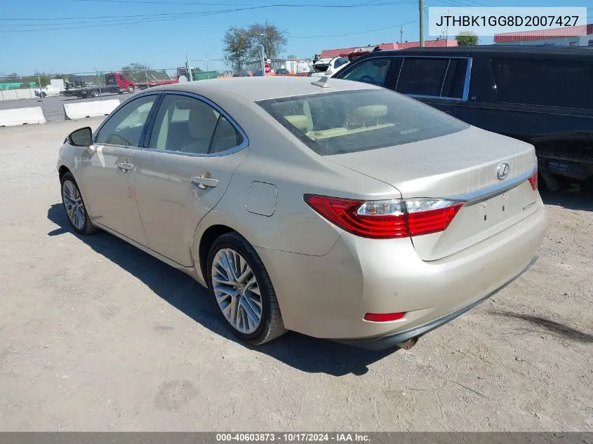 2013 Lexus Es 350 VIN: JTHBK1GG8D2007427 Lot: 40603873