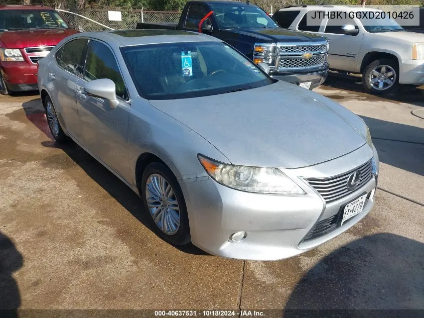 2013 Lexus Es 350 VIN: JTHBK1GGXD2010426 Lot: 40637531