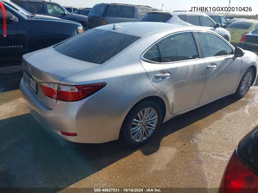 2013 Lexus Es 350 VIN: JTHBK1GGXD2010426 Lot: 40637531