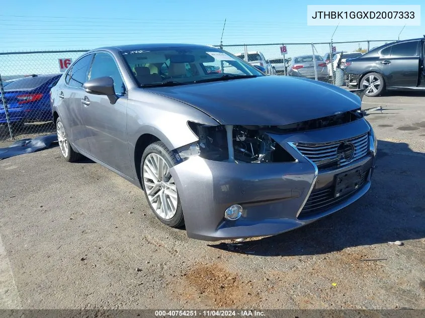 2013 Lexus Es 350 VIN: JTHBK1GGXD2007333 Lot: 40754251