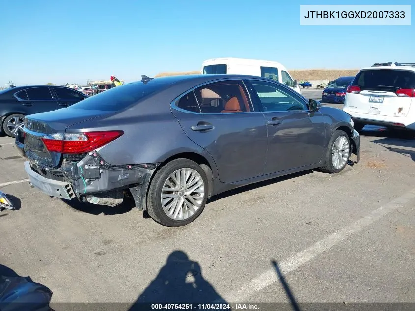 2013 Lexus Es 350 VIN: JTHBK1GGXD2007333 Lot: 40754251