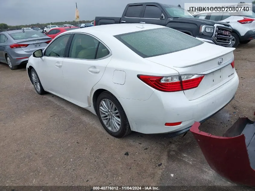 2013 Lexus Es 350 VIN: JTHBK1GG3D2080740 Lot: 40776012