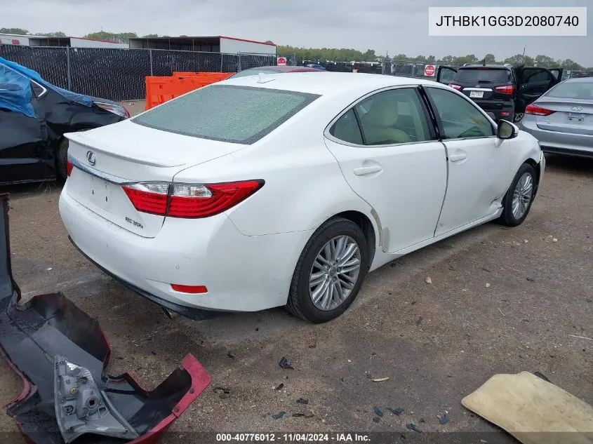 JTHBK1GG3D2080740 2013 Lexus Es 350