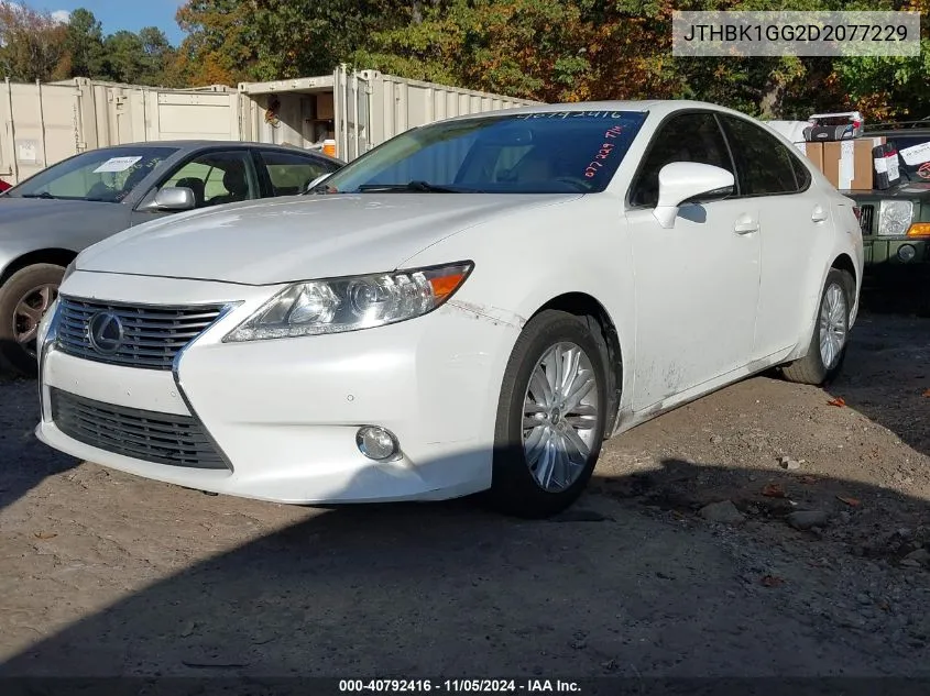 2013 Lexus Es 350 VIN: JTHBK1GG2D2077229 Lot: 40792416