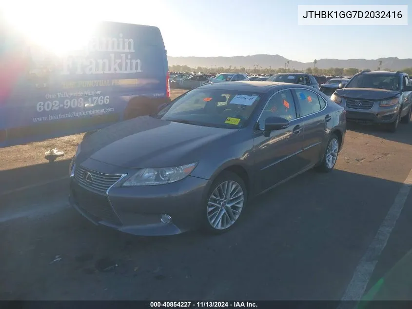 JTHBK1GG7D2032416 2013 Lexus Es 350