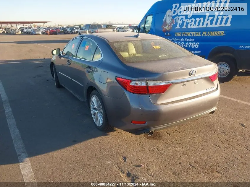 JTHBK1GG7D2032416 2013 Lexus Es 350