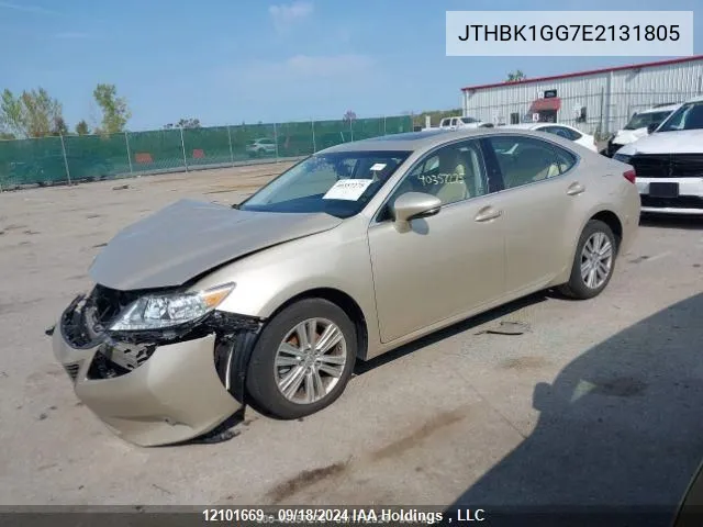 2014 Lexus Es 350 350 VIN: JTHBK1GG7E2131805 Lot: 12101669