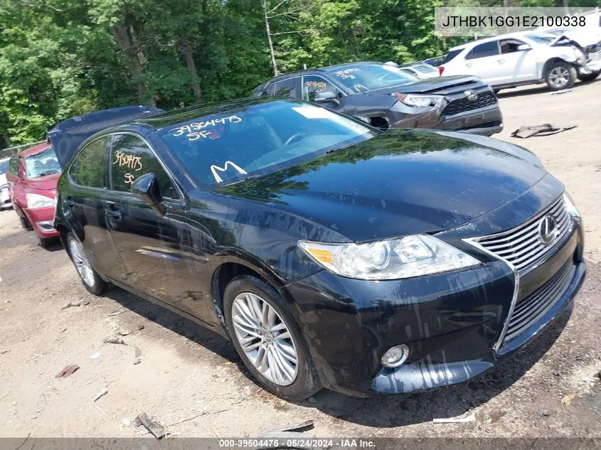 2014 Lexus Es 350 VIN: JTHBK1GG1E2100338 Lot: 39504475