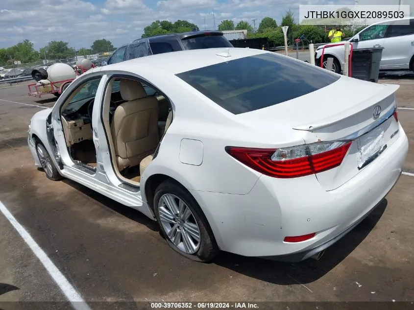 2014 Lexus Es 350 VIN: JTHBK1GGXE2089503 Lot: 39706352