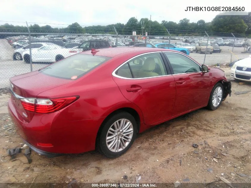 2014 Lexus Es 350 VIN: JTHBK1GG8E2084560 Lot: 39897346