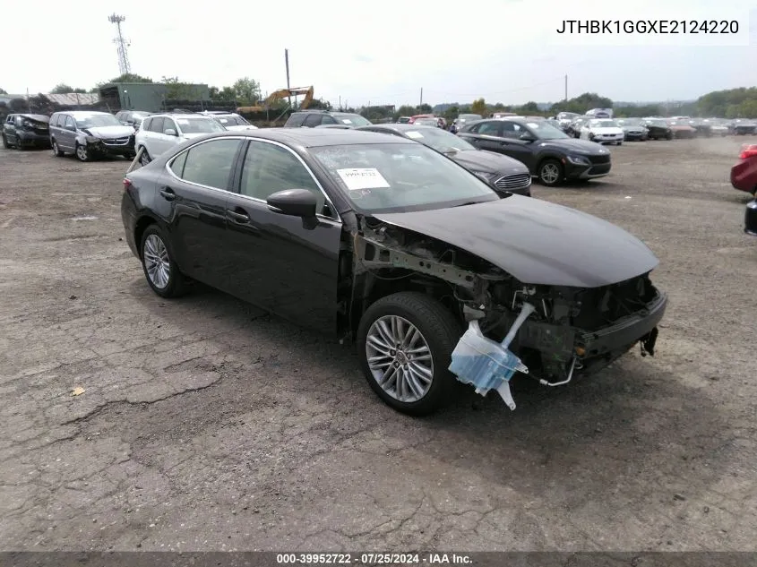 JTHBK1GGXE2124220 2014 Lexus Es 350