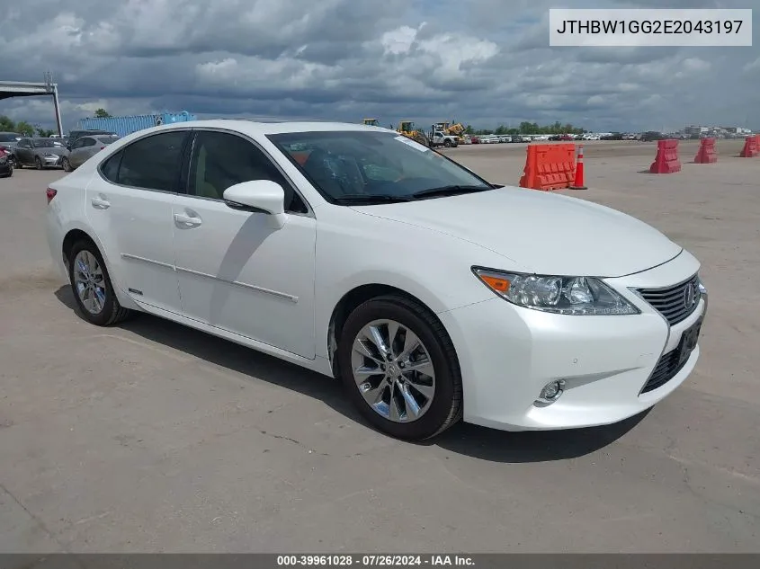 JTHBW1GG2E2043197 2014 Lexus Es 300H