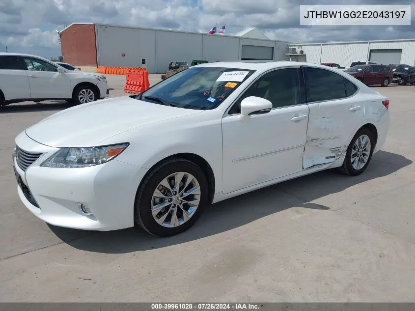 JTHBW1GG2E2043197 2014 Lexus Es 300H