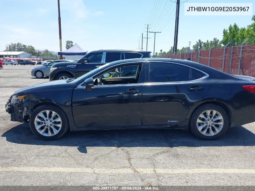 2014 Lexus Es 300H VIN: JTHBW1GG9E2053967 Lot: 39971707