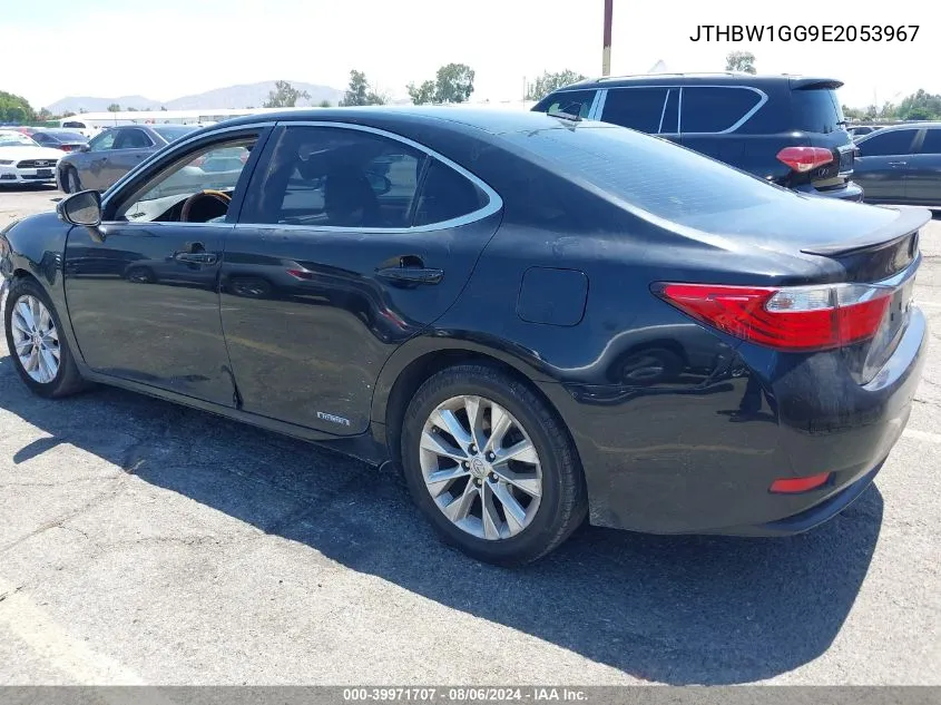 2014 Lexus Es 300H VIN: JTHBW1GG9E2053967 Lot: 39971707