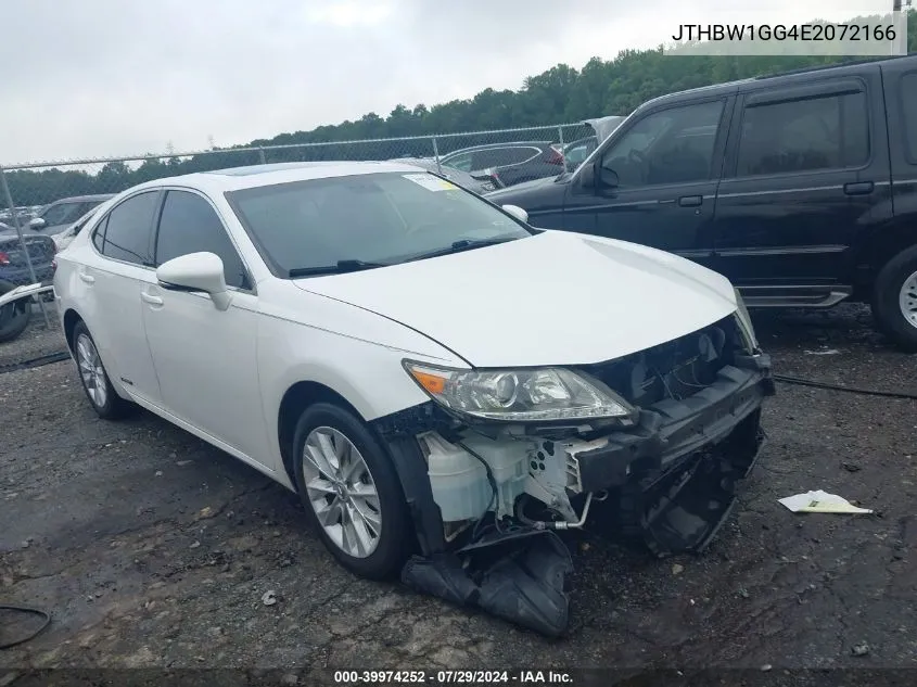 JTHBW1GG4E2072166 2014 Lexus Es 300H