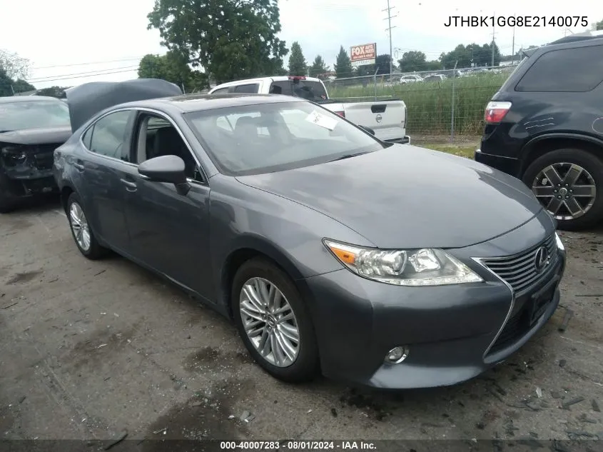 2014 Lexus Es 350 VIN: JTHBK1GG8E2140075 Lot: 40007283