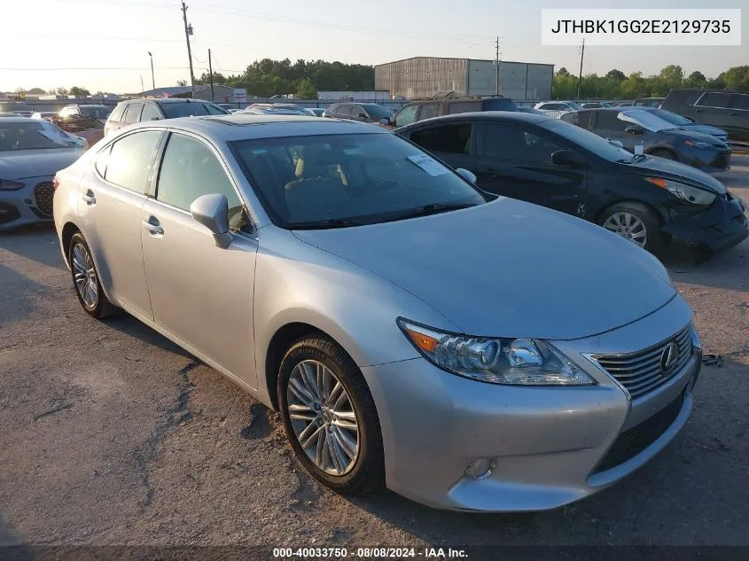 JTHBK1GG2E2129735 2014 Lexus Es 350