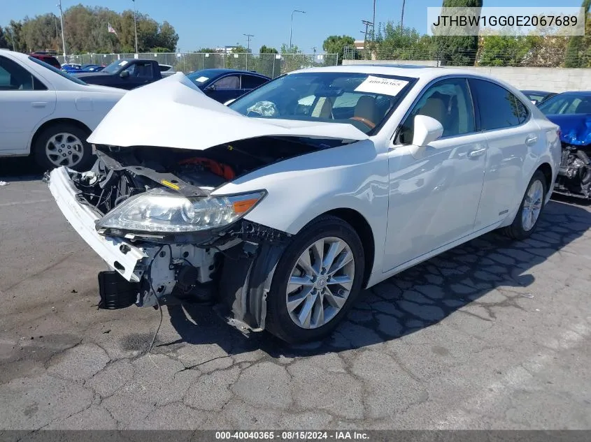 JTHBW1GG0E2067689 2014 Lexus Es 300H