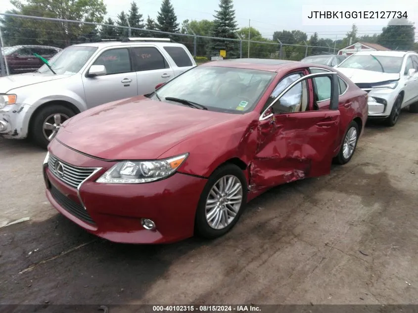 JTHBK1GG1E2127734 2014 Lexus Es 350