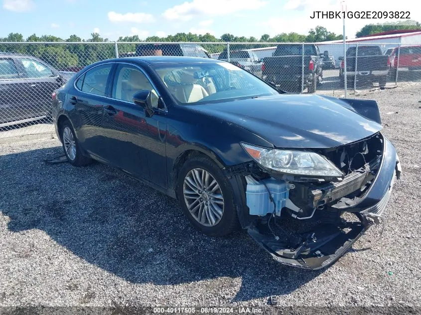 2014 Lexus Es 350 VIN: JTHBK1GG2E2093822 Lot: 40117505