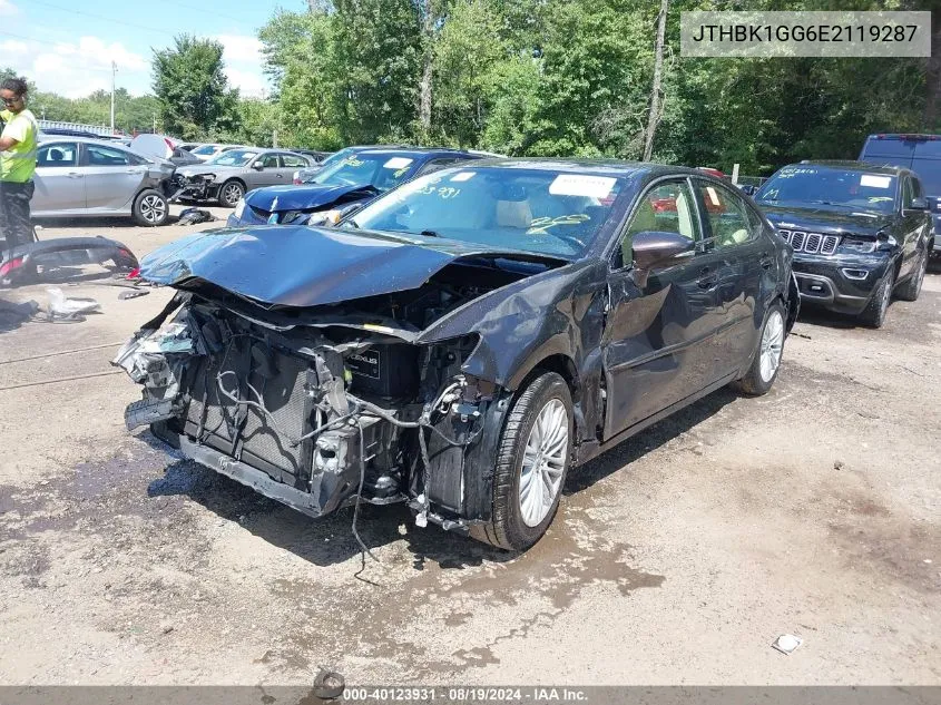 2014 Lexus Es 350 VIN: JTHBK1GG6E2119287 Lot: 40123931