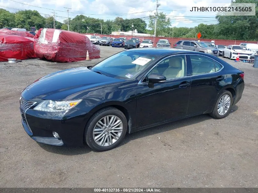 2014 Lexus Es 350 VIN: JTHBK1GG3E2145605 Lot: 40132735