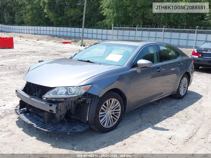 2014 Lexus Es 350 VIN: JTHBK1GG5E2088551 Lot: 40146311