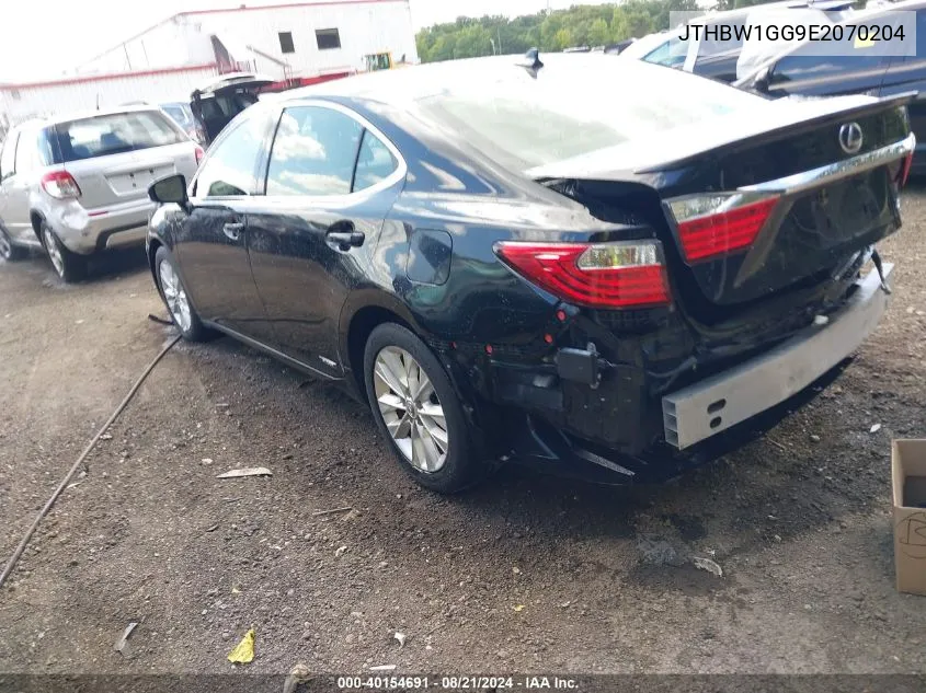 2014 Lexus Es 300H VIN: JTHBW1GG9E2070204 Lot: 40154691