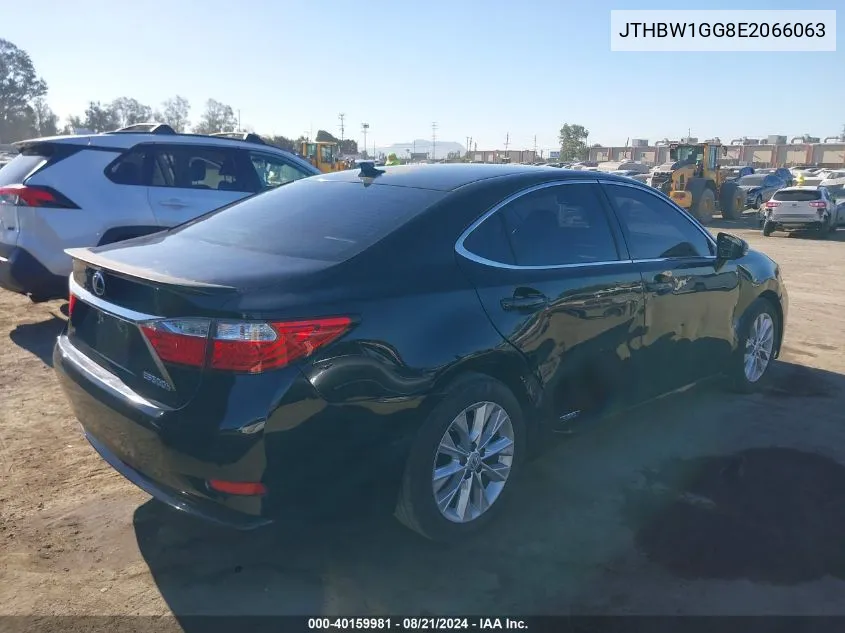 JTHBW1GG8E2066063 2014 Lexus Es 300H