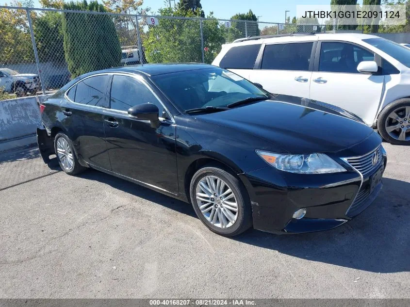 2014 Lexus Es 350 VIN: JTHBK1GG1E2091124 Lot: 40168207