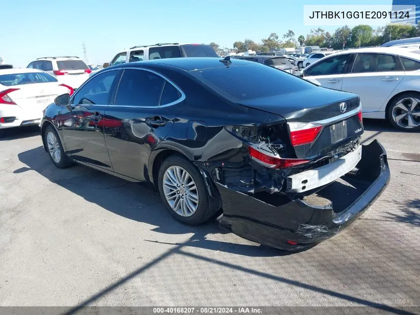 JTHBK1GG1E2091124 2014 Lexus Es 350