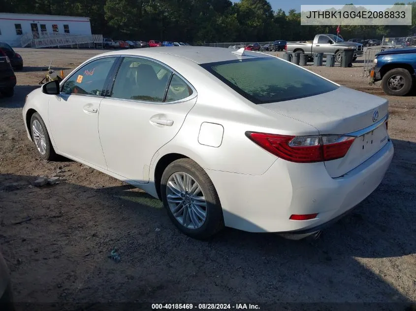 JTHBK1GG4E2088833 2014 Lexus Es 350