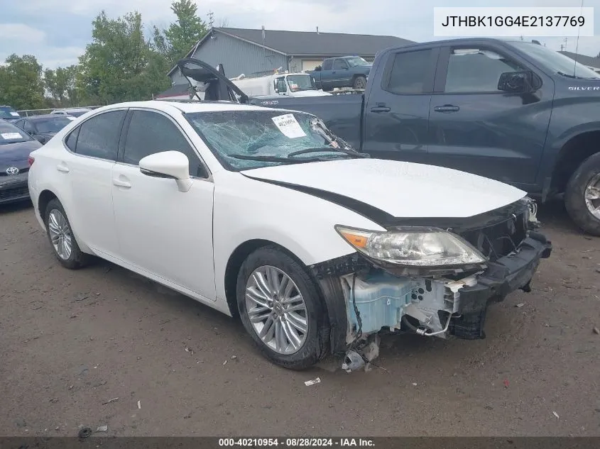 2014 Lexus Es 350 VIN: JTHBK1GG4E2137769 Lot: 40210954