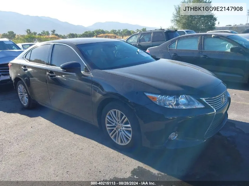 JTHBK1GG9E2147908 2014 Lexus Es 350