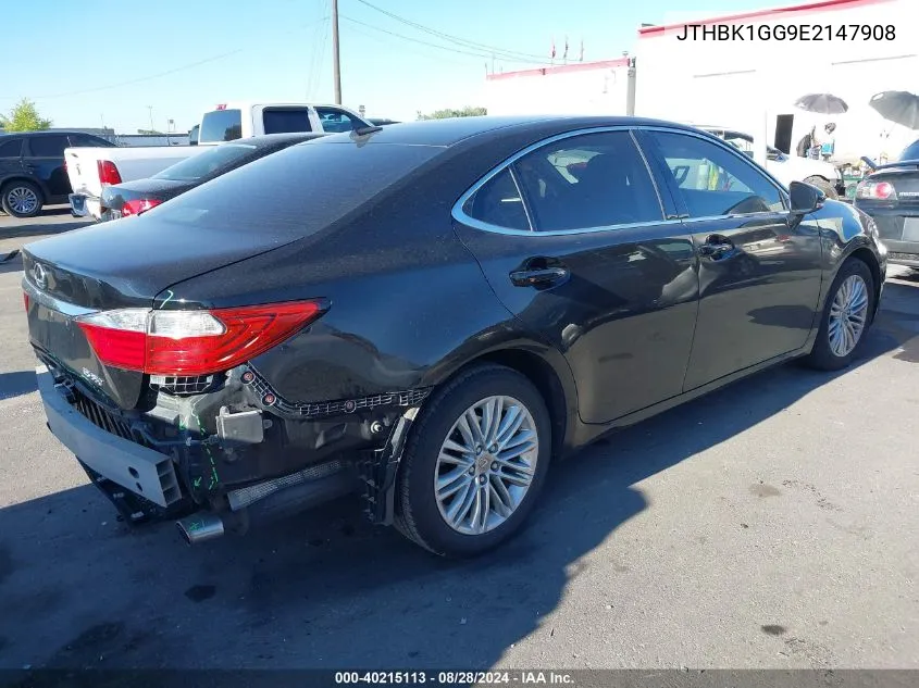 JTHBK1GG9E2147908 2014 Lexus Es 350