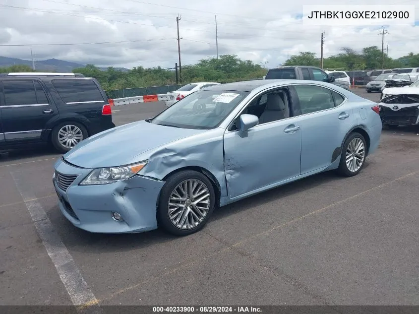 2014 Lexus Es 350 VIN: JTHBK1GGXE2102900 Lot: 40233900